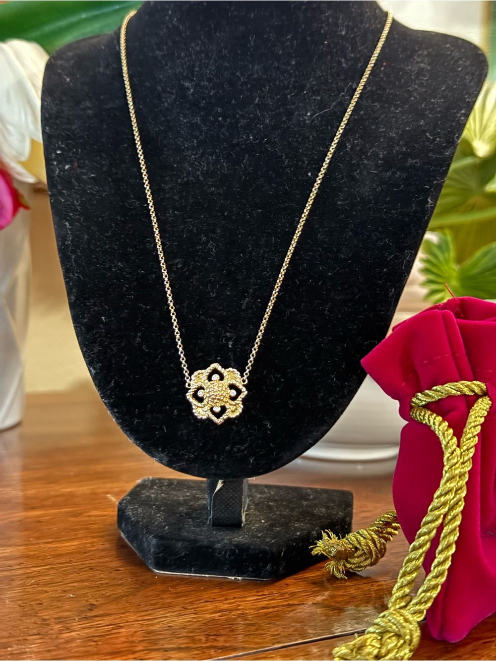 Capucine de Wulf berry with 4 CZs Pendant Necklace - Women Jewelry NWT